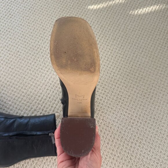 Marc Fisher Black Platform Bootie - Picture 6 of 10